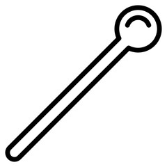 Stirring Rod  Icon Element For Design