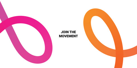 Abstract Color Line Background. Pattern Design with Gradient Graphic Shapes. 3D Vector Dynamic Waves. Modern Rainbow Ribbons