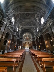 Obraz premium Altare della chiesa cattolica