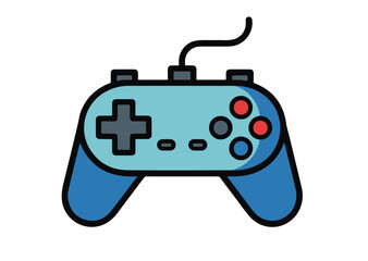 Game controller vector illustration, Game controller icon