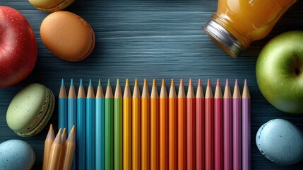 Back to school in chalk banner