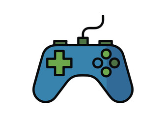 Game controller vector illustration, Game controller icon