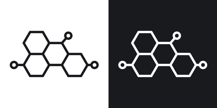 Hormones icon vector pictogram. UI. EPS10. - Vector