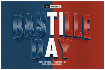 TEXT EFFECT BASTILLE DAY