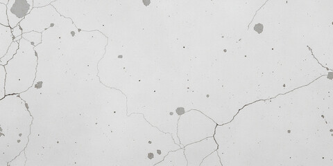 White old concrete wall grunge texture - wide pattern banner format background. Grunge gray texture of chips, cracks, scratches, Soft white grunge.