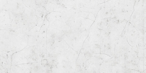 White old concrete wall grunge texture - wide pattern banner format background. Grunge gray texture of chips, cracks, scratches, Soft white grunge.