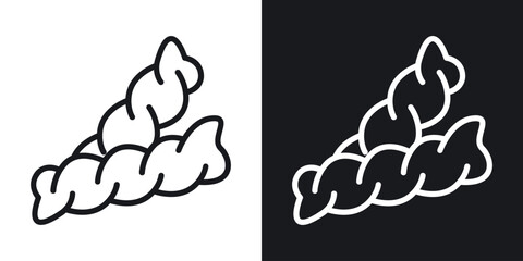 Pasta icon vector pictogram. UI. EPS10. - Vector