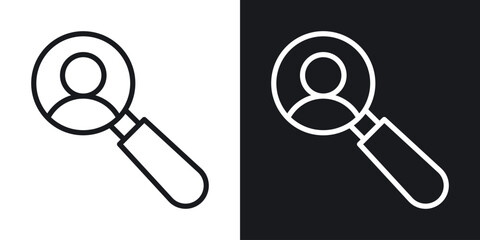 Hiring icon vector pictogram. UI. EPS10. - Vector