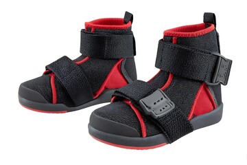 Modern orthopedic boots for children featuring secure buckles and adjustable straps for comfort and support
