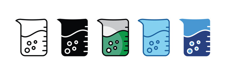 Beaker  Icon Element For Design