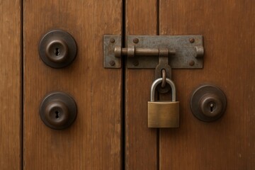 Obraz premium A Study in Time-Worn Security