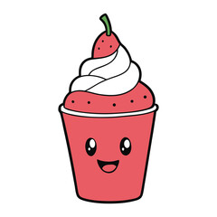 Creamy strawberry frozen yogurt, bursting with fruity sweetness and tangy flavor, a refreshing treat perfect for cooling down on warm days and satisfying dessert cravings.

