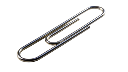 paper clip isolated on white