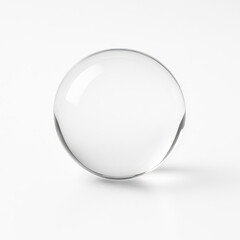 Transparent orb isolated


