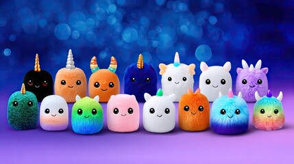 Adorable Kawaii Plush Unicorn Toys Collection