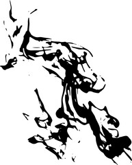 Fototapeta premium Rustic splash vector texture. Abstract background. Weathered surface and shape. Dirty and damaged backdrop.