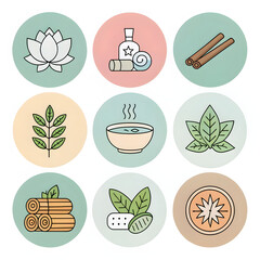 food icons set