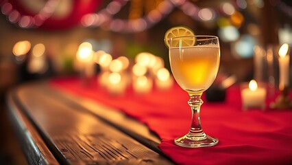 A traditional red-and-white rosette pinned on linen, glowing under golden sunlight during Peru's Independence Day celebration.