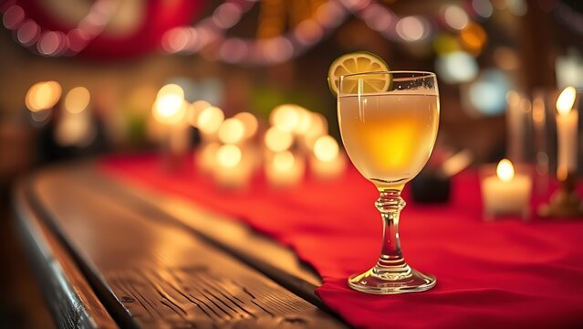 A traditional red-and-white rosette pinned on linen, glowing under golden sunlight during Peru's Independence Day celebration. - Powered by Adobe