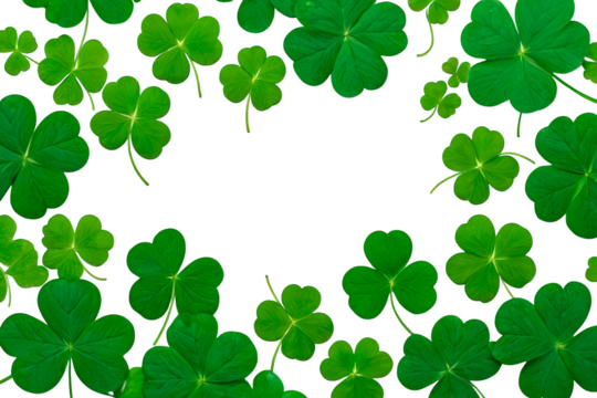 four leaf clover isolated