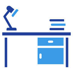 Obraz premium Office Desk Icon Element For Design