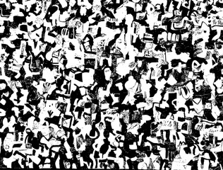 Rustic grunge vector texture with grain and stains. Abstract noise background. Weathered surface.