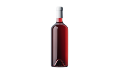 Wine bottle on transparent background, png