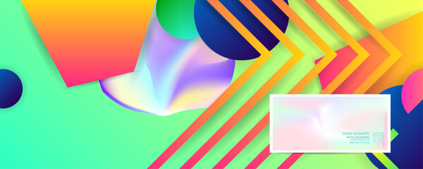 Sale summer backgrounds colorful 3d holiday vector Illustration graphic design poster flyer leaflet party