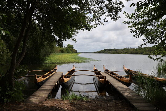 Etang d'Aureilhan, ville de Mimizan, d&eacute;partement des Landes, France