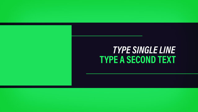 Neon Transition Title