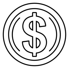Dollar symbol icon