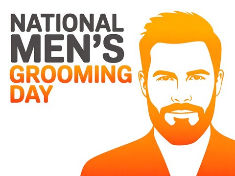 Celebrate national men s grooming day with a stylish portrait and inspiring message - Powered by Adobe