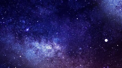 Explore the wonders of the night sky over a serene landscape filled with stars and the Milky Way - Powered by Adobe