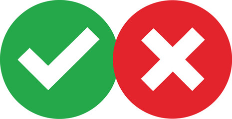 Obraz premium yes and no buttons