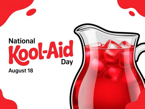 Celebrate national kool aid day on august 10th with a refreshing pitcher of red drink
