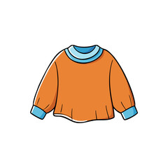 creative high neck sweater vector style