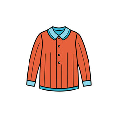 creative mock neck sweater vector style