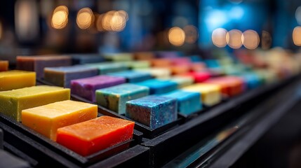 Soaps Displayed, Arranged, and Presented for Sale in Shop