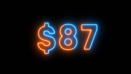87 -dollar illustration number.