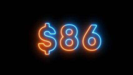86 -dollar illustration number.