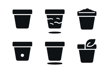 Terracotta Pot Icons