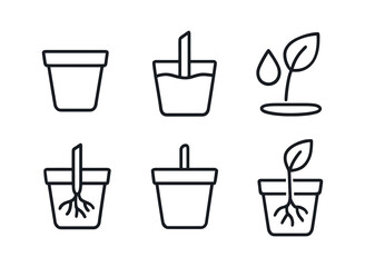 Minimal Plant Icons