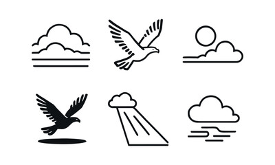 Eagle Icon Set