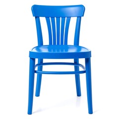 Blue plastic chair (1)