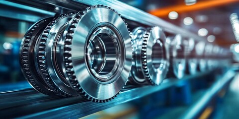 Fototapeta premium Essential Factors for Selecting the Right Bearings in Engineering.