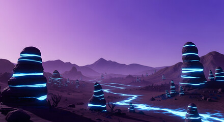 mountain landscape in winter