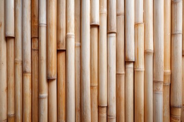 Fototapeta premium Bamboo wall banner