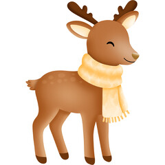 Winter Woodland Friend clipart