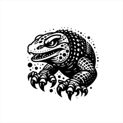 Scary lizard creature