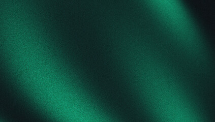 Fototapeta premium Blue teal and green abstract grainy gradient background, with noise texture for summer poster backdrop wide banner design